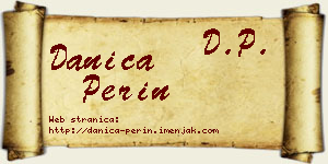 Danica Perin vizit kartica
